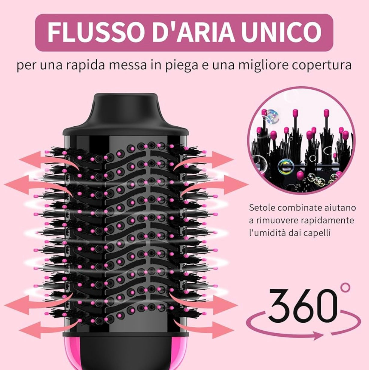 Spazzola Asciugacapelli